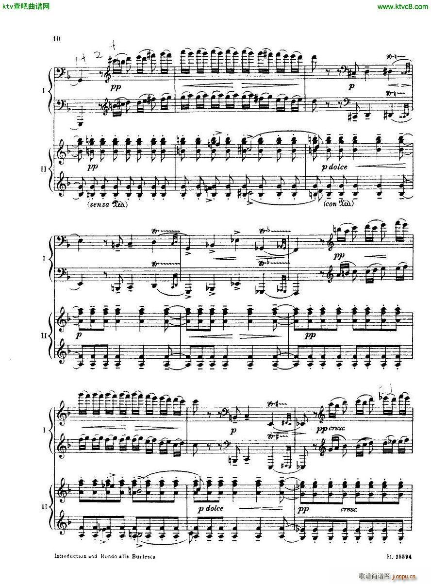 Britten Intro And Rondo Alla Burlesca(钢琴谱)9