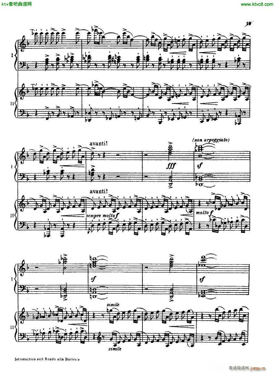 Britten Intro And Rondo Alla Burlesca(钢琴谱)18