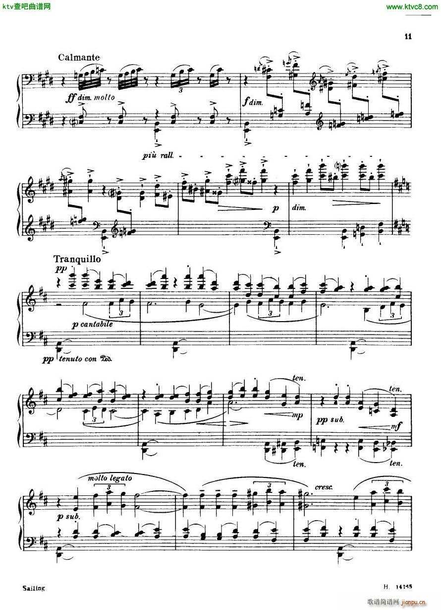 Britten Holiday Diary Op 5(钢琴谱)10