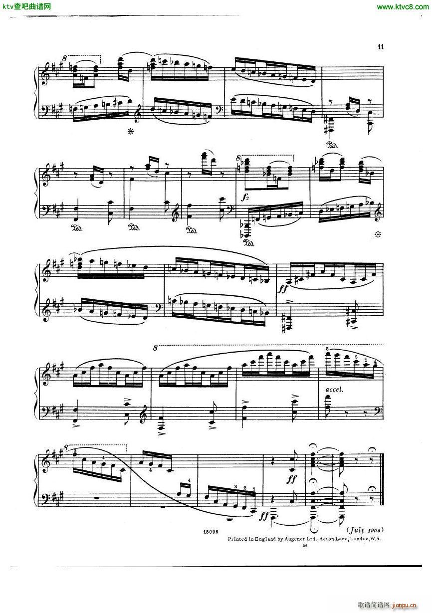 Frank Bridge Capriccio2(钢琴谱)11