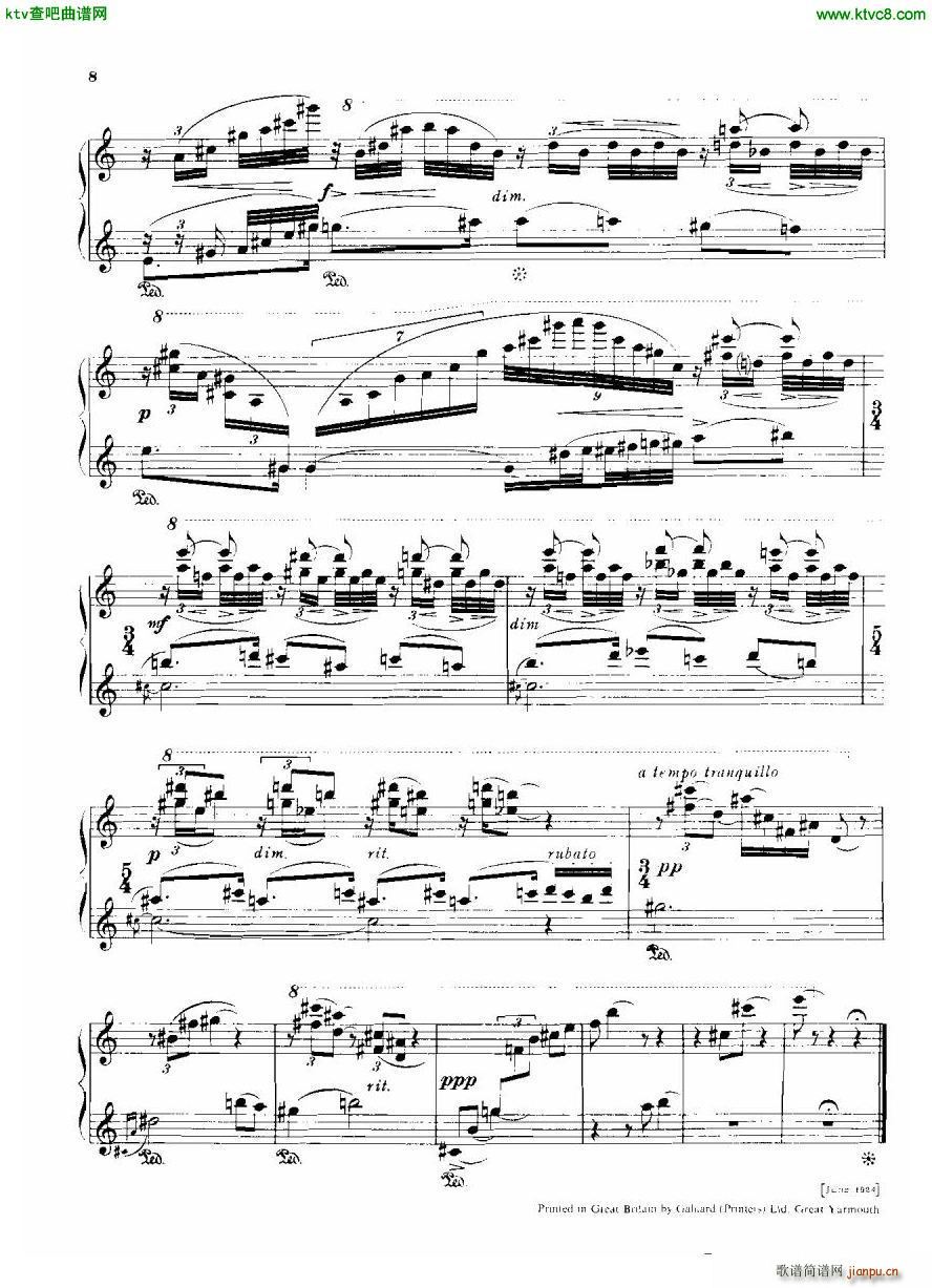 Frank Bridge In Autumn(钢琴谱)8