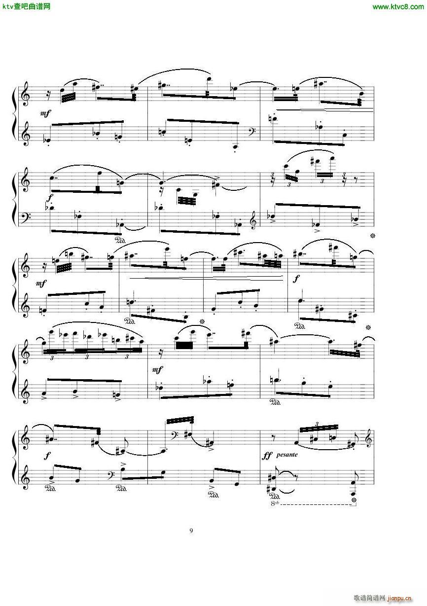 Bridge H177 Gargoyle 1928(钢琴谱)9