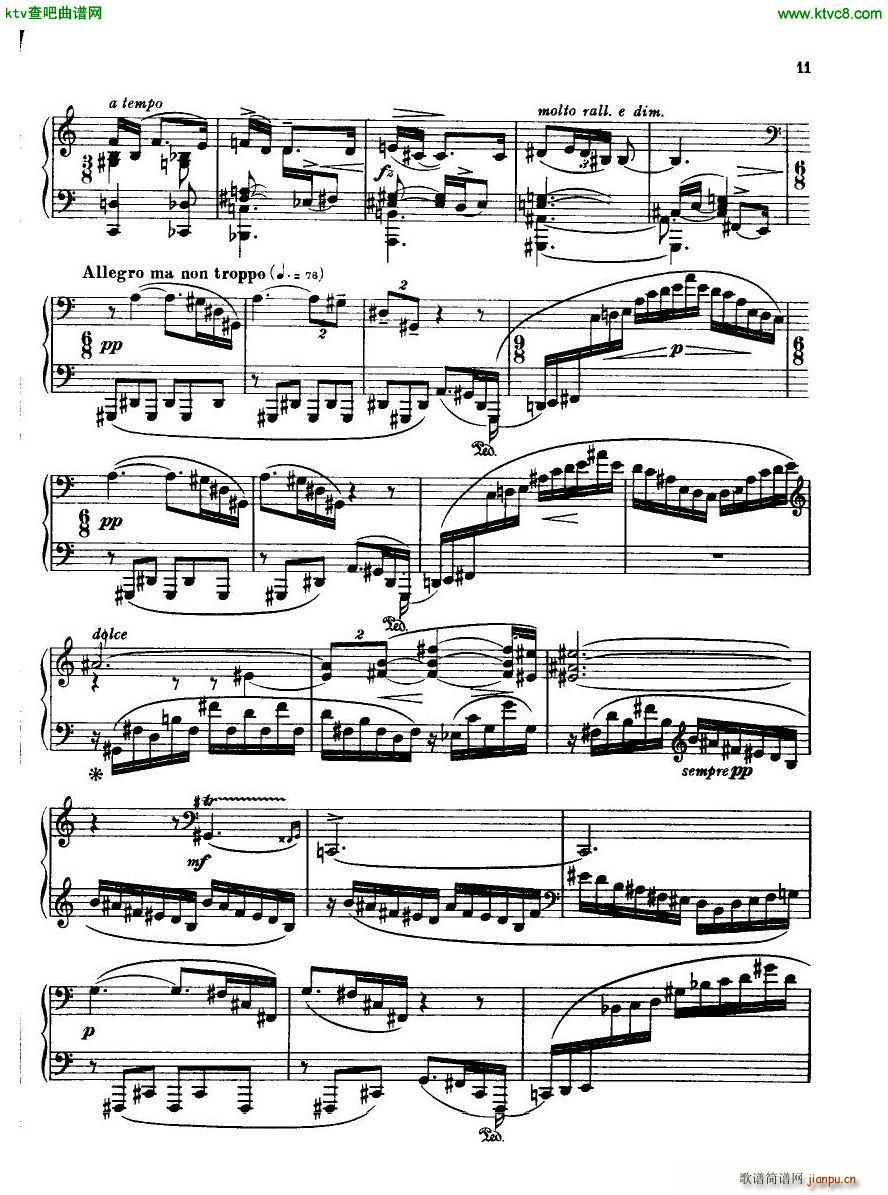 Bridge H160 Piano Sonata 1923 4(钢琴谱)11