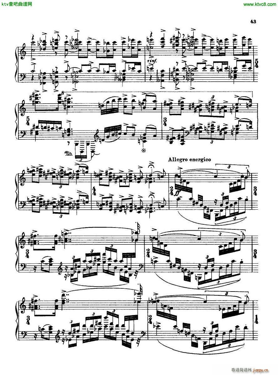 Bridge H160 Piano Sonata 1923 4(钢琴谱)43