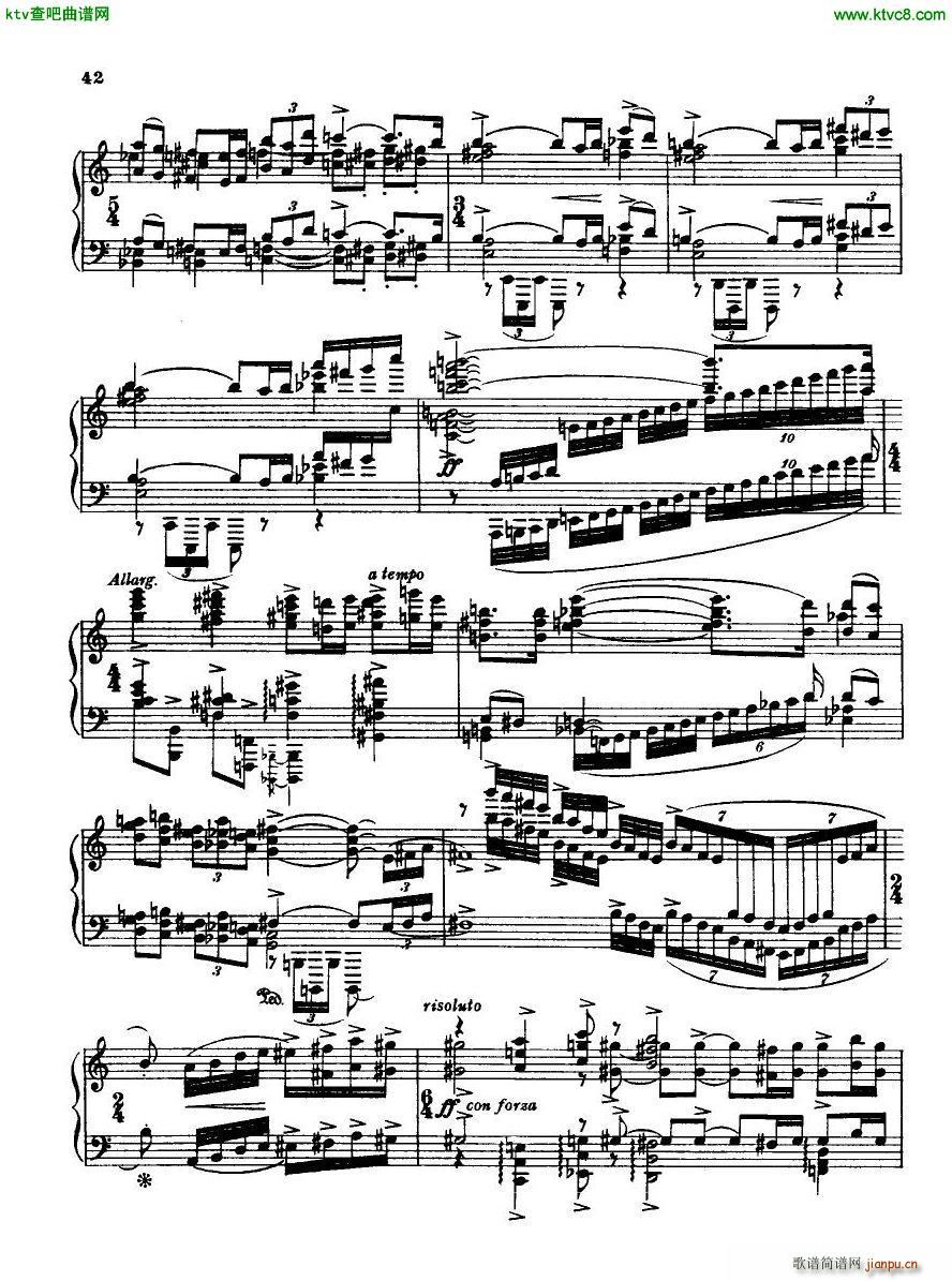 Bridge H160 Piano Sonata 1923 4(钢琴谱)42