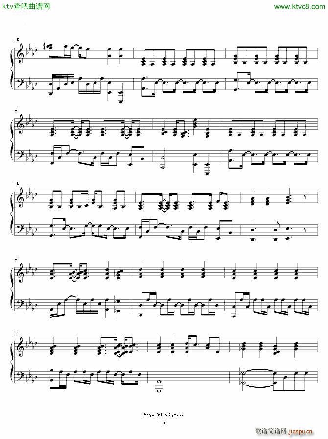 you are my angel 完全弹唱(钢琴谱)3