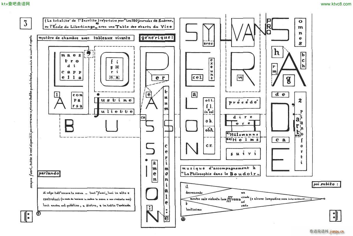 Bussotti La Passion Selon Sade(钢琴谱)12