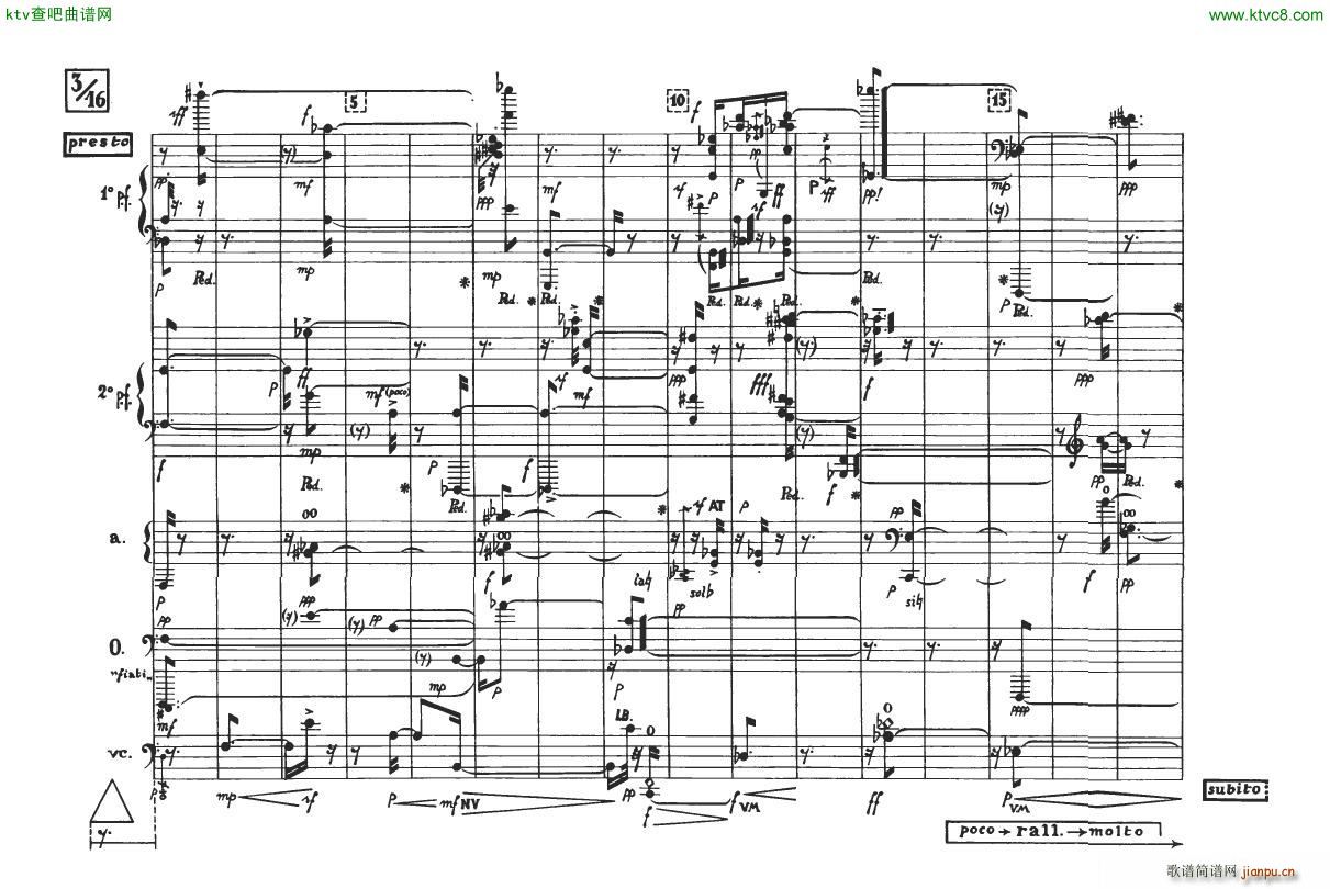 Bussotti La Passion Selon Sade(钢琴谱)34
