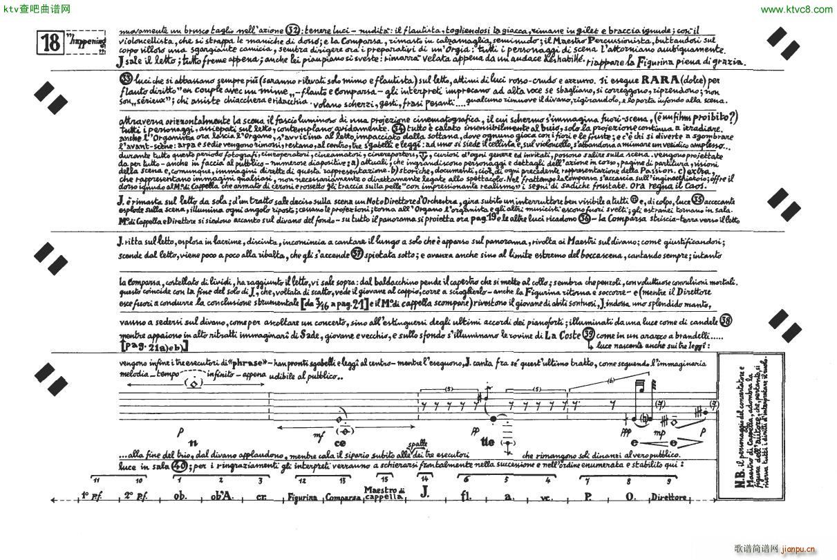 Bussotti La Passion Selon Sade(钢琴谱)31