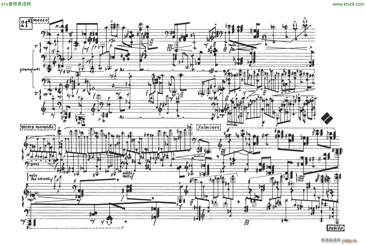 Bussotti La Passion Selon Sade(钢琴谱)38