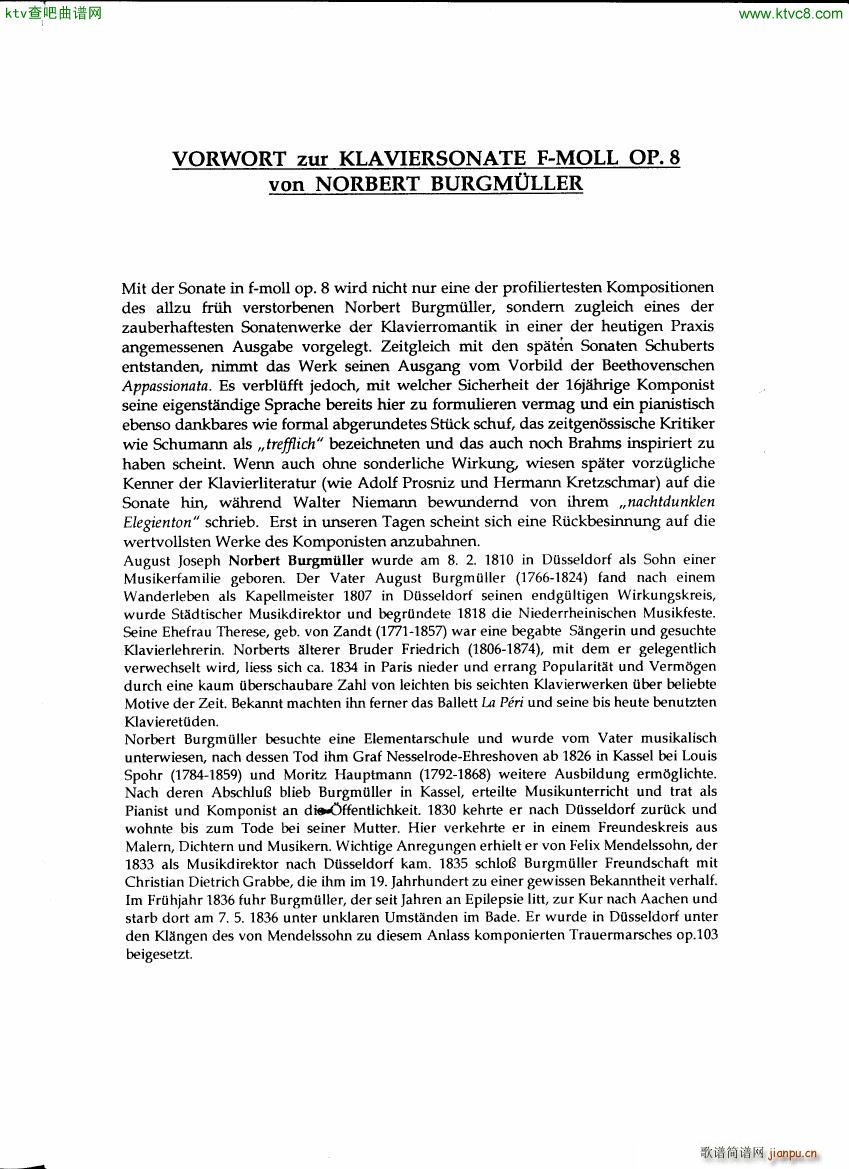 Burgmüller Norbert Sonata op8(钢琴谱)3