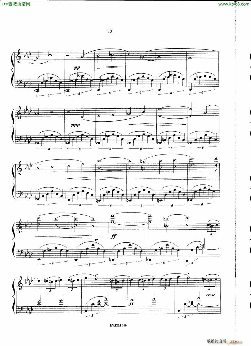 Burgmüller Norbert Sonata op8(钢琴谱)34