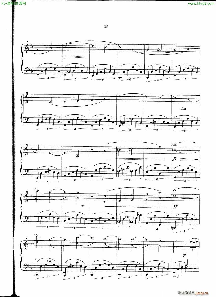 Burgmüller Norbert Sonata op8(钢琴谱)39
