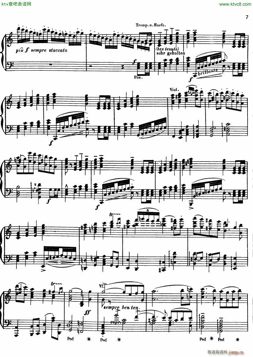 buliow wagner die meistersinger vorspiel(钢琴谱)5