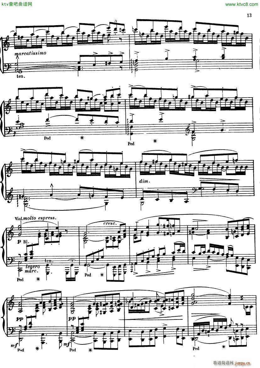 buliow wagner die meistersinger vorspiel(钢琴谱)17