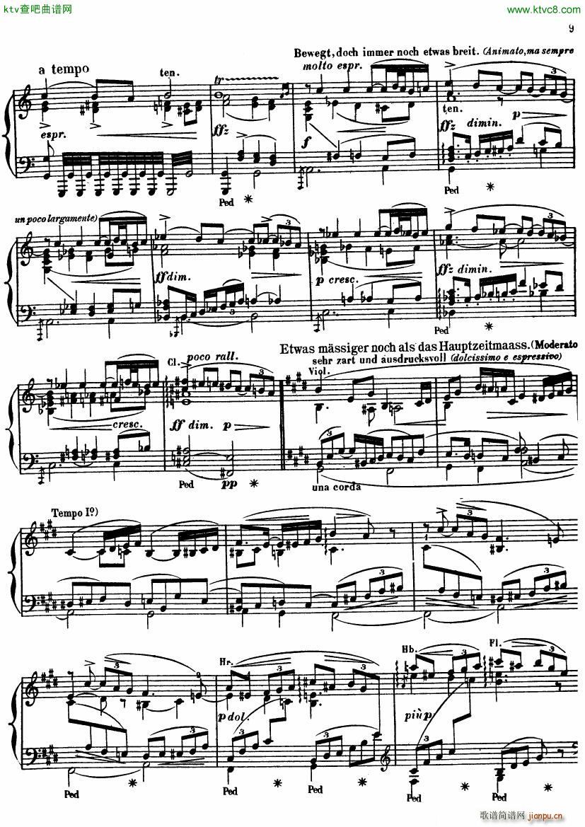 buliow wagner die meistersinger vorspiel(钢琴谱)9