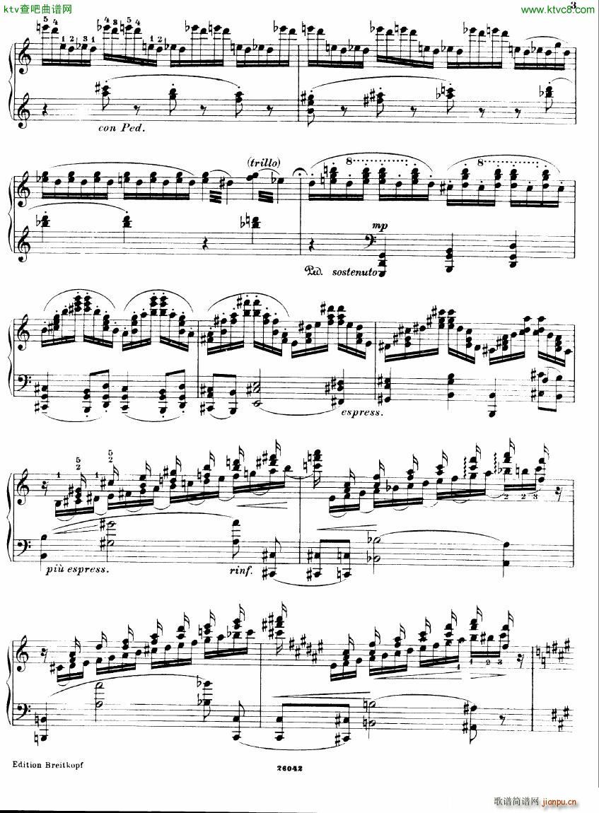 Busoni 1 Elegy No 1(钢琴谱)3