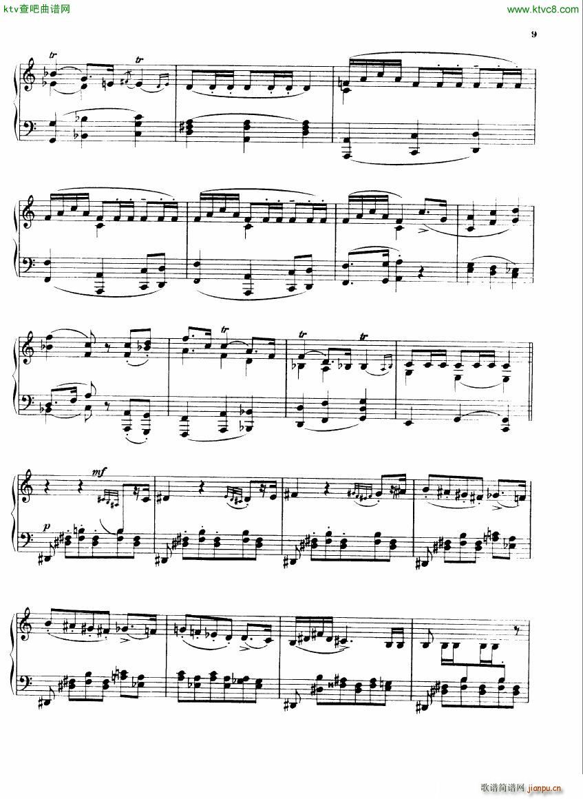 Busoni Sonatina pro clavicimbalo(钢琴谱)8