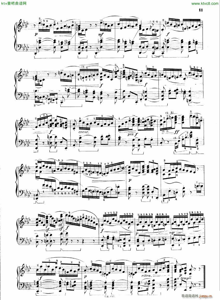 Busoni op37 Twenty Four Preludes 二(钢琴谱)3