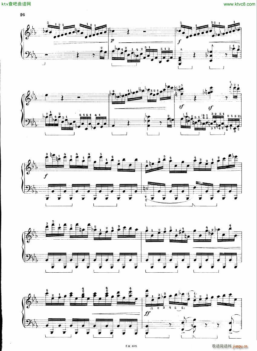 Busoni op37 Twenty Four Preludes 二(钢琴谱)8