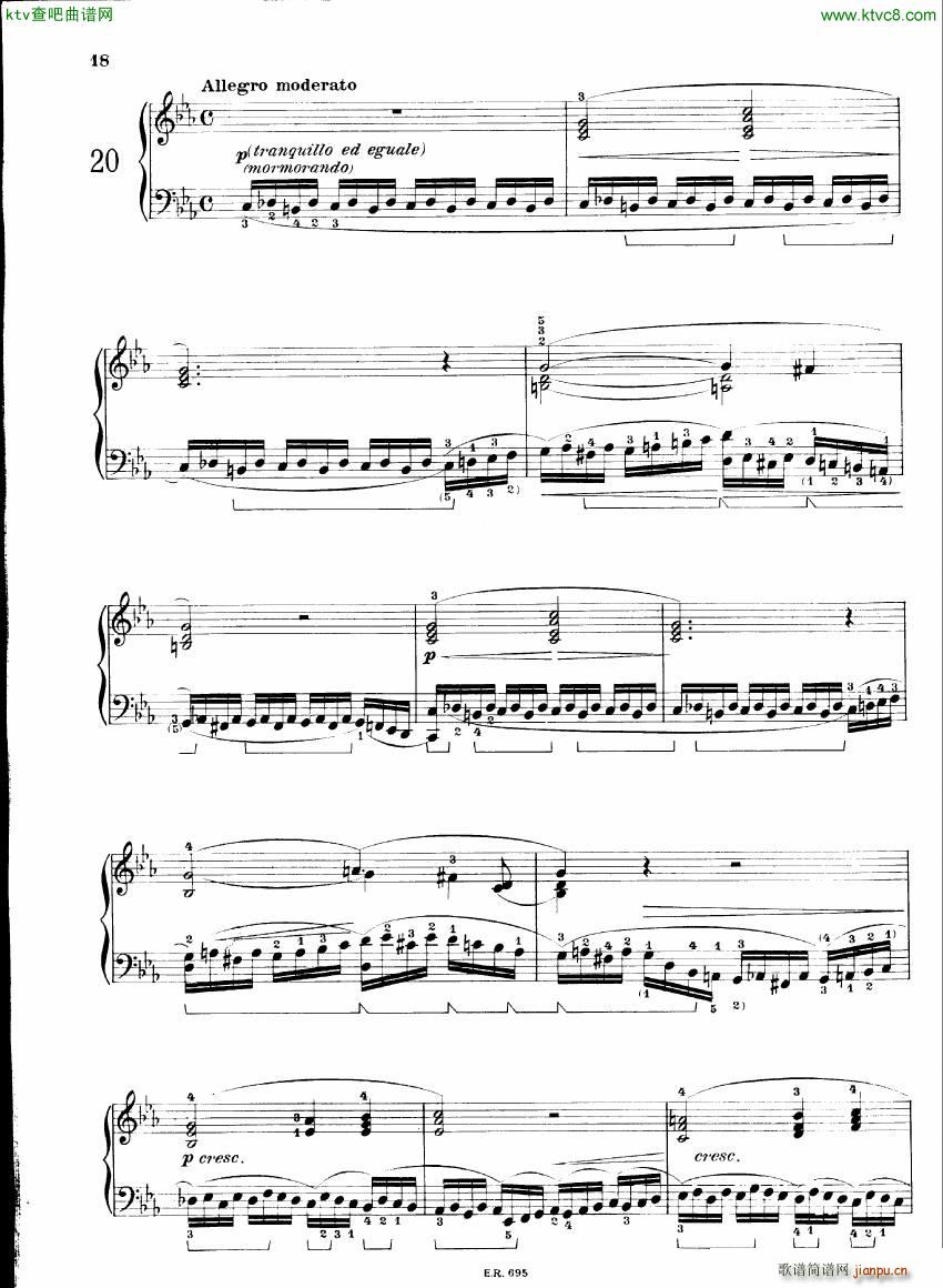 Busoni op37 Twenty Four Preludes 二(钢琴谱)10