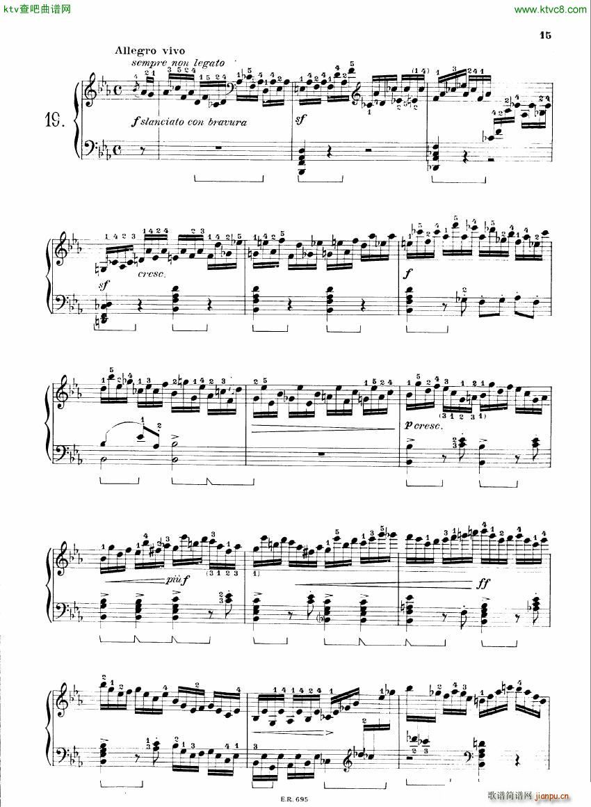 Busoni op37 Twenty Four Preludes 二(钢琴谱)7