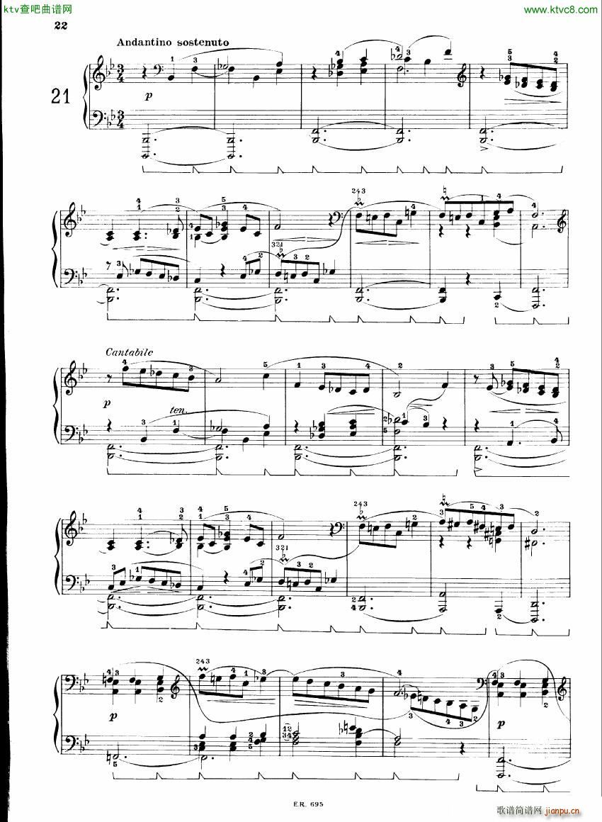 Busoni op37 Twenty Four Preludes 二(钢琴谱)14