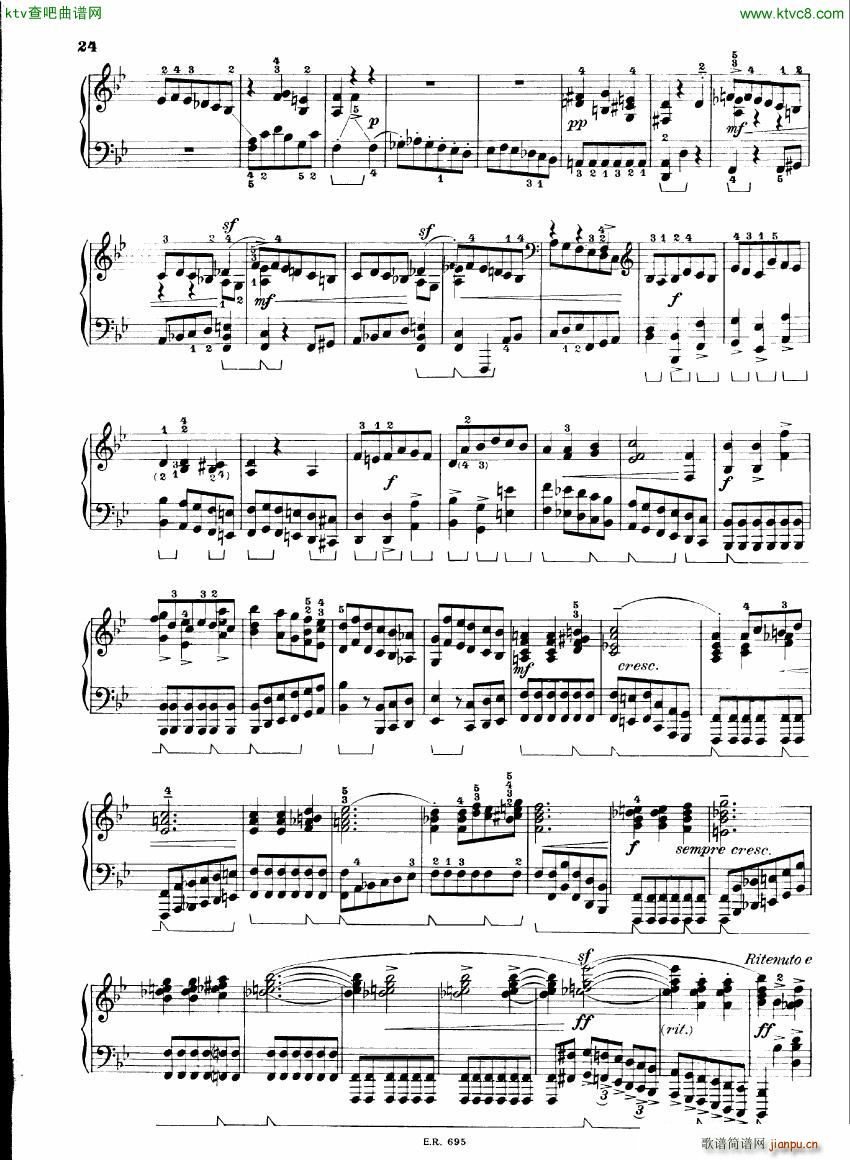 Busoni op37 Twenty Four Preludes 二(钢琴谱)16