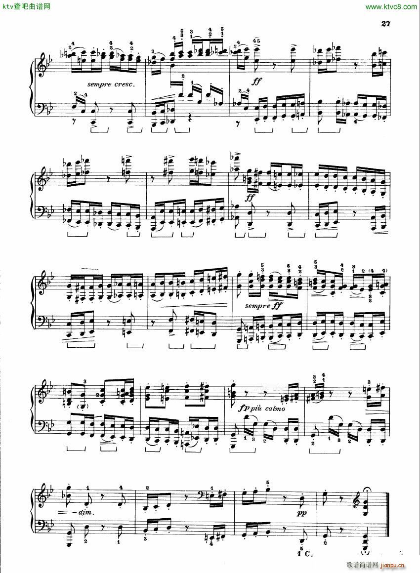 Busoni op37 Twenty Four Preludes 二(钢琴谱)19