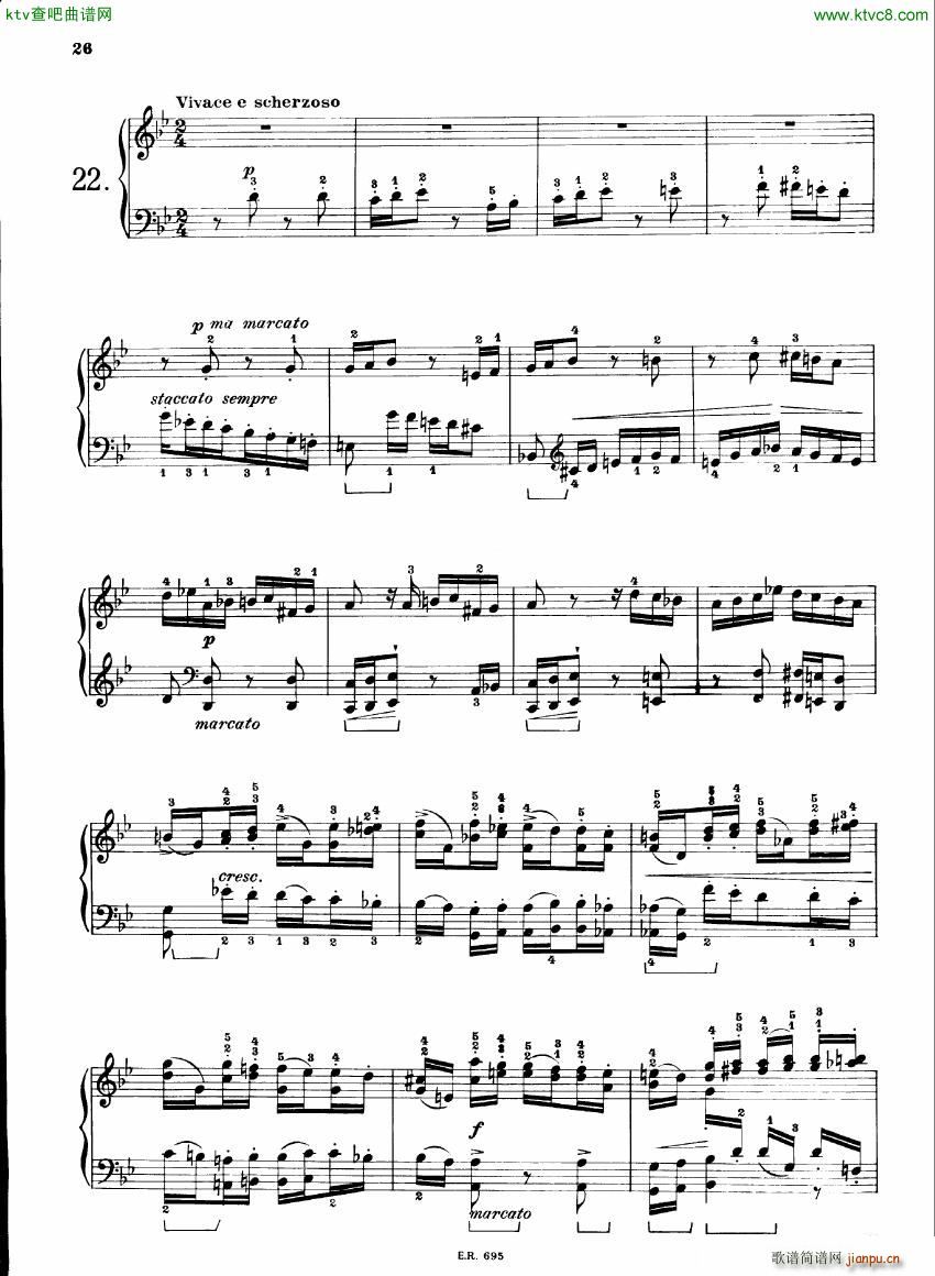 Busoni op37 Twenty Four Preludes 二(钢琴谱)18