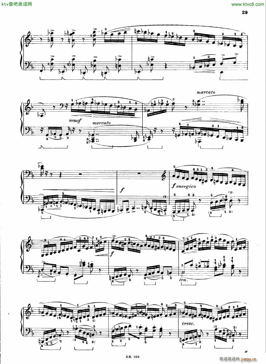 Busoni op37 Twenty Four Preludes 二(钢琴谱)21
