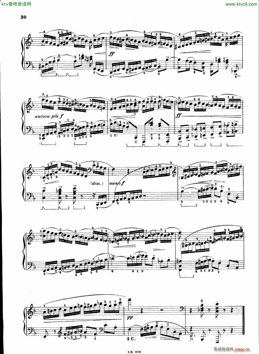 Busoni op37 Twenty Four Preludes 二(钢琴谱)22