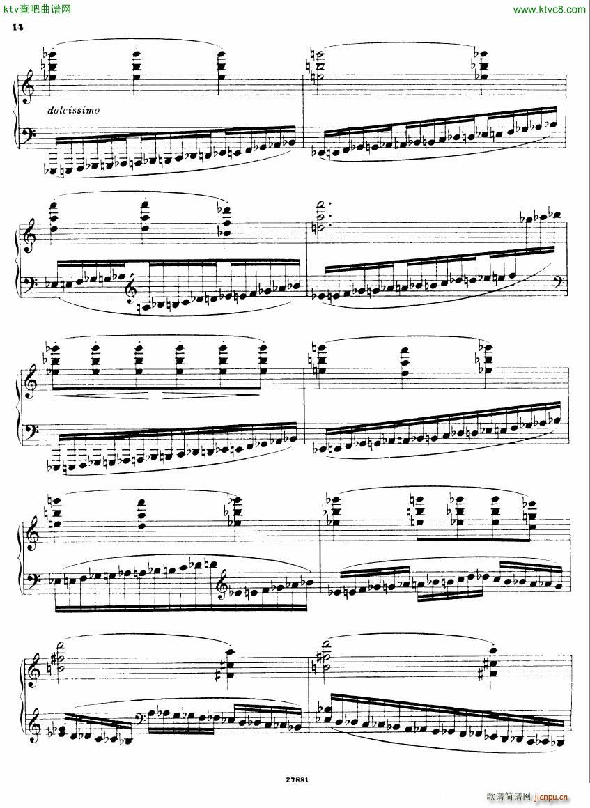 Busoni Indianisches Tagebuch 1(钢琴谱)14