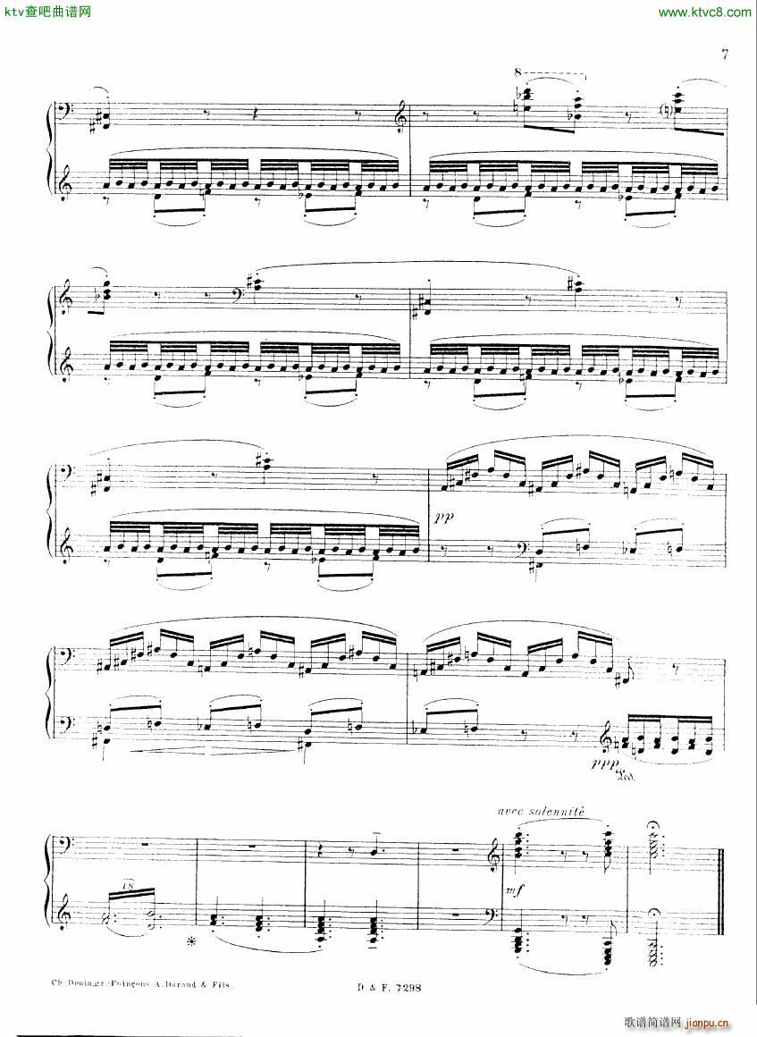 Busoni Nuit De Noel(钢琴谱)6