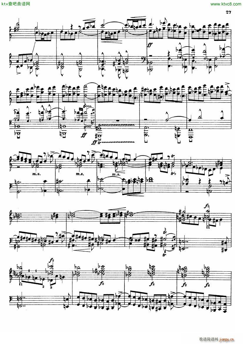Busoni Fantasia Contrappuntistica(钢琴谱)27