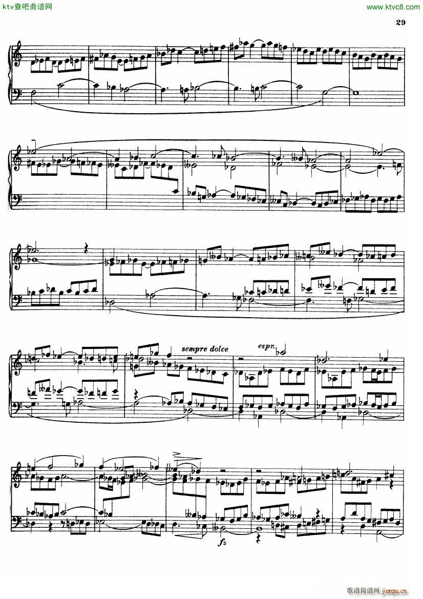Busoni Fantasia Contrappuntistica(钢琴谱)29