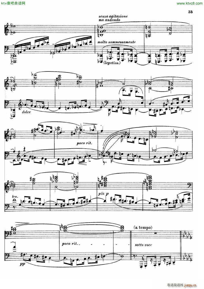 Busoni Fantasia Contrappuntistica(钢琴谱)35