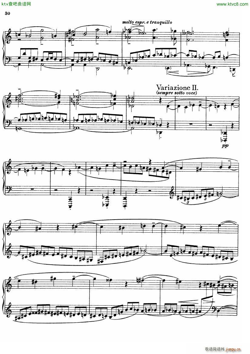 Busoni Fantasia Contrappuntistica(钢琴谱)30
