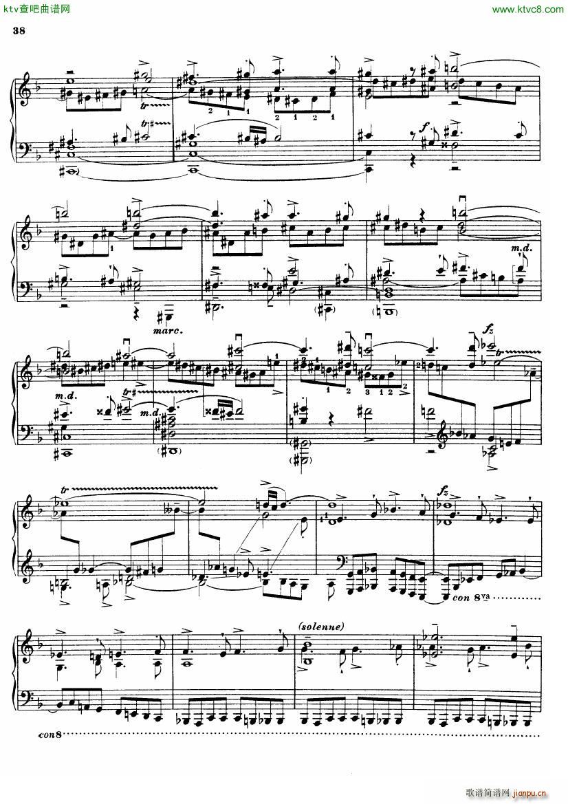 Busoni Fantasia Contrappuntistica(钢琴谱)38