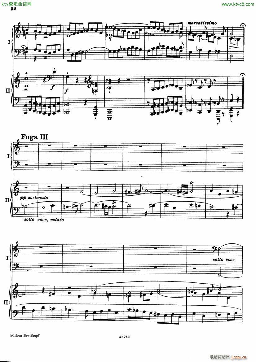 Busoni Fantasia contrappuntistica 2p 1(钢琴谱)32