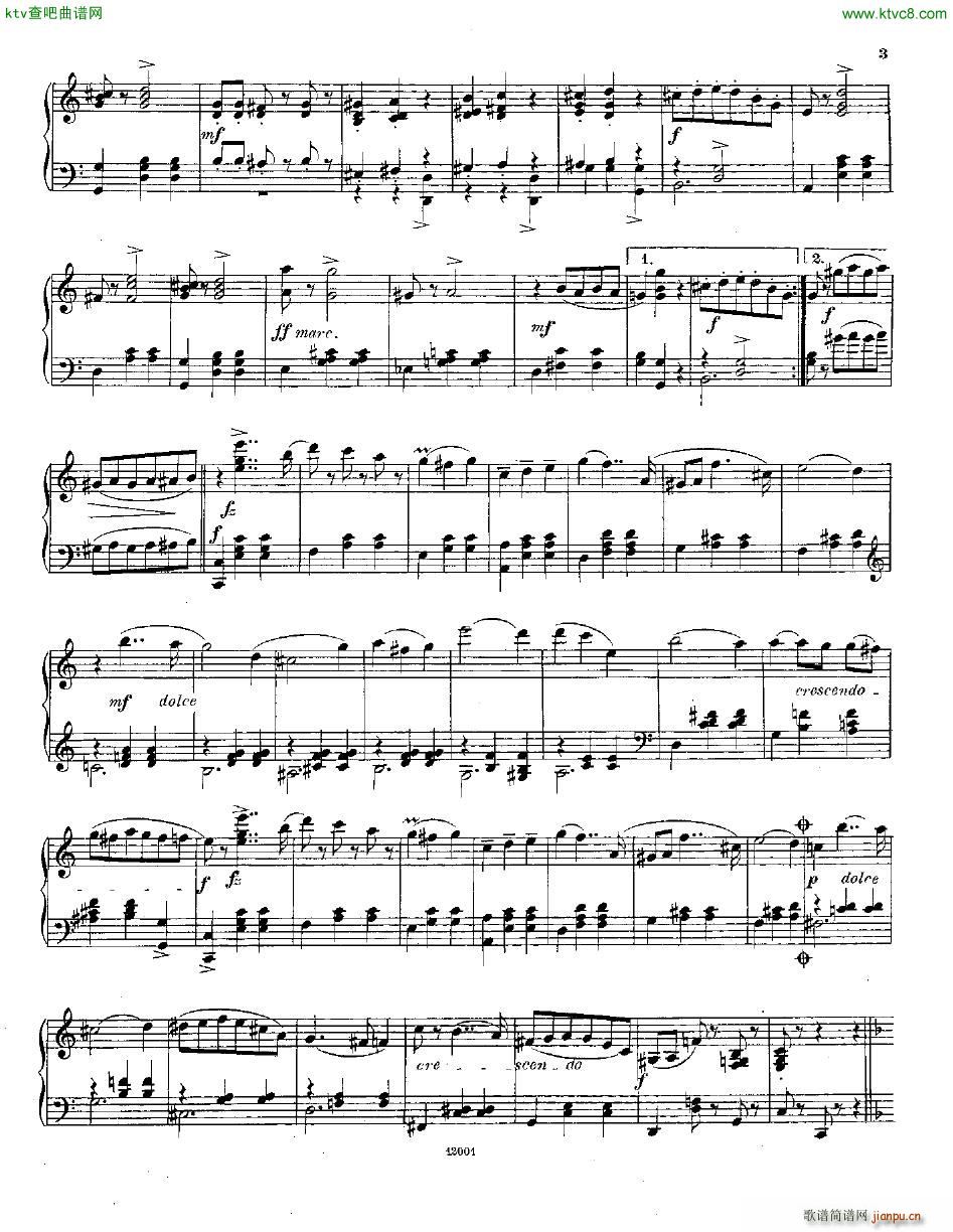 Andersen S lvmyrter Vals(钢琴谱)3