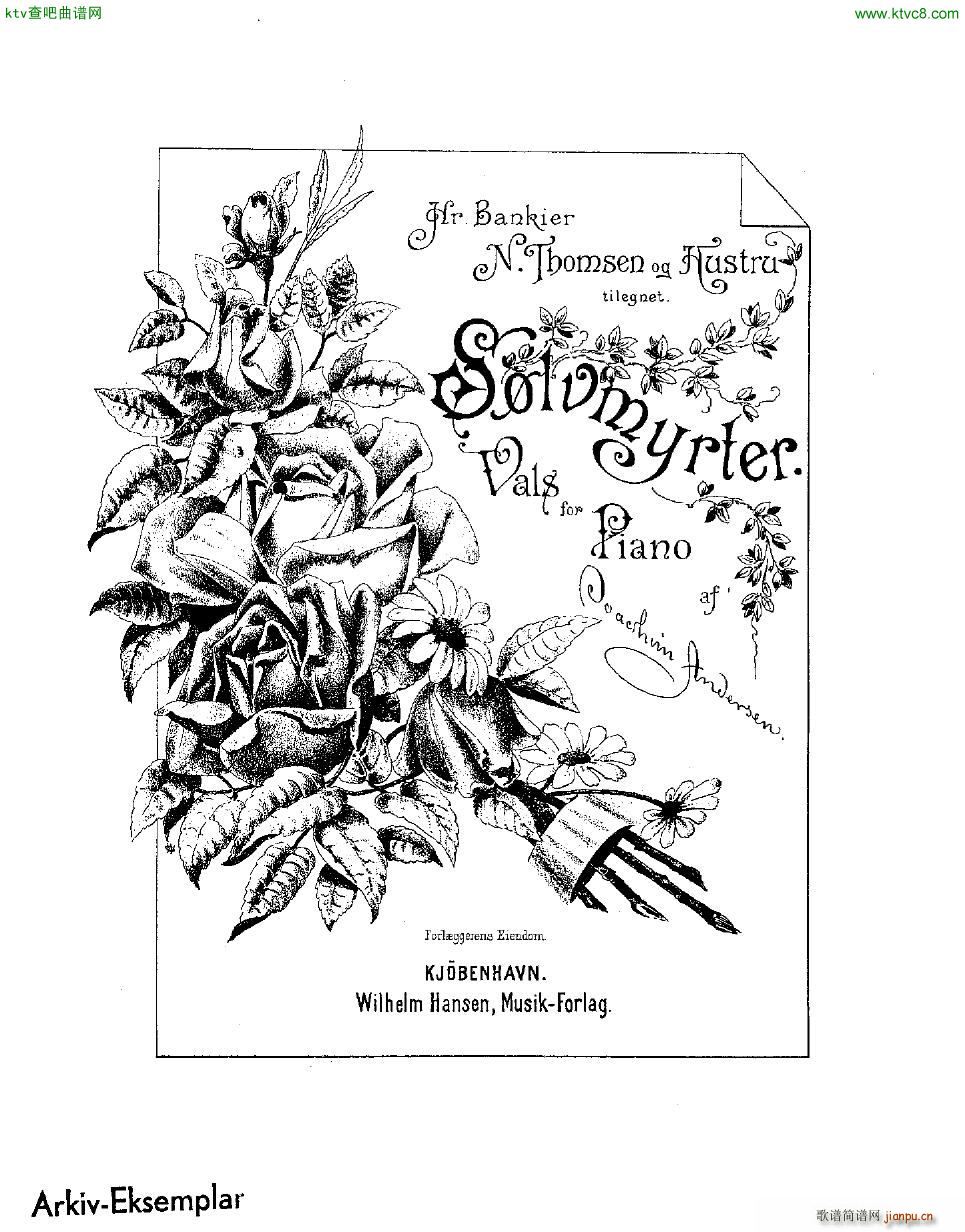 Andersen S lvmyrter Vals(钢琴谱)1