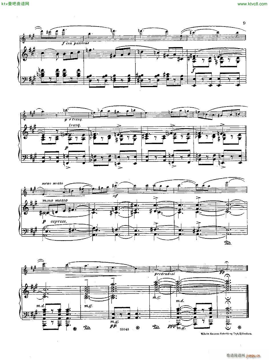 Andersen op 62 Dix Morceaux fl pno(钢琴谱)21