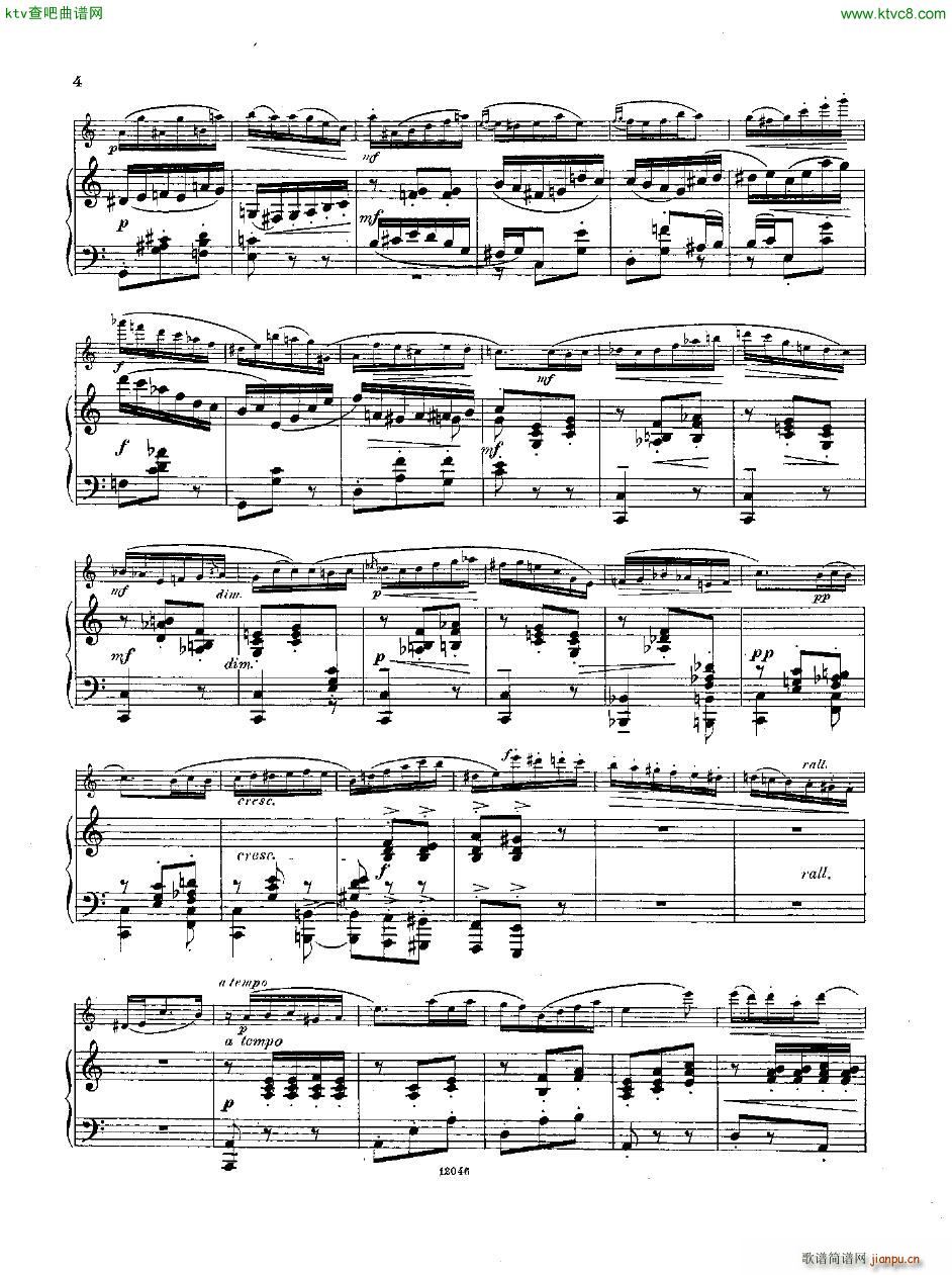 Andersen op 62 Dix Morceaux fl pno(钢琴谱)26