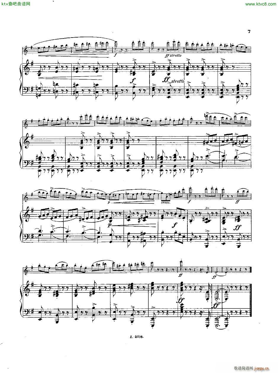 Andersen op 55 Acht Vortragsstücke fl pno(钢琴谱)55