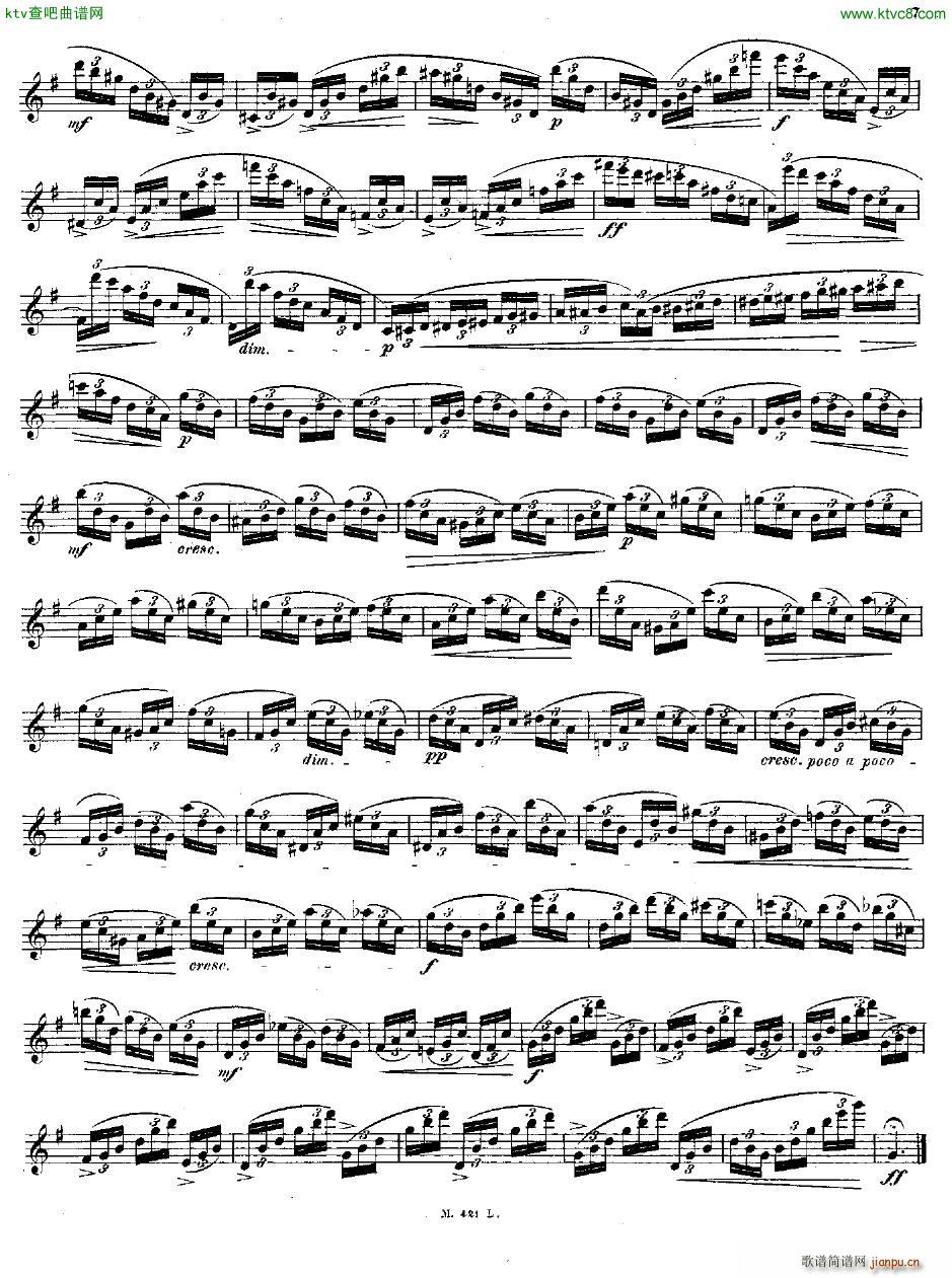 Andersen op 15 24 grosse Etüden fl solo(钢琴谱)7