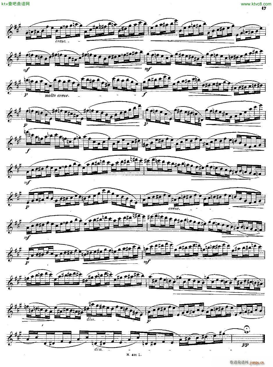 Andersen op 15 24 grosse Etüden fl solo(钢琴谱)17