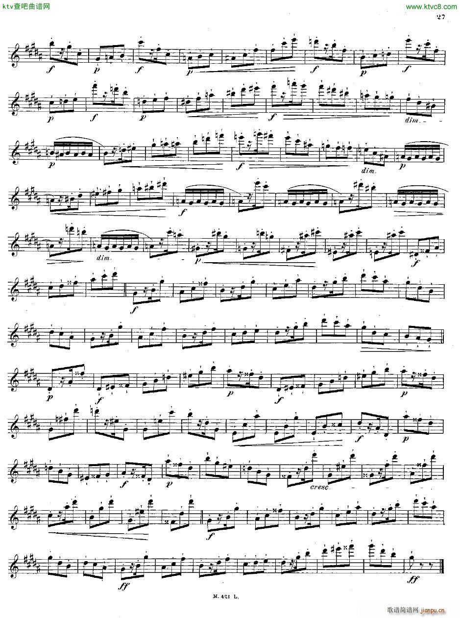 Andersen op 15 24 grosse Etüden fl solo(钢琴谱)27