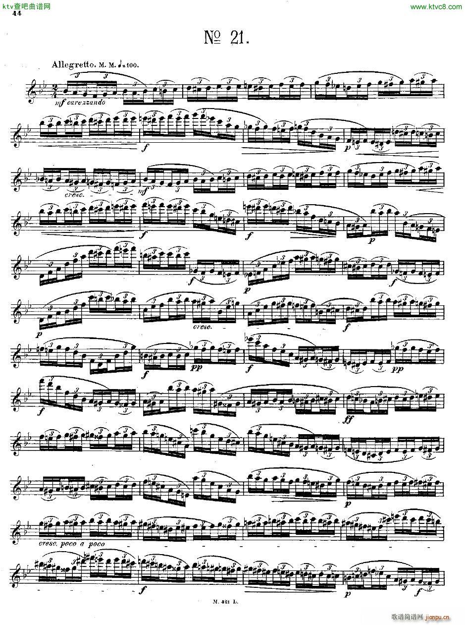 Andersen op 15 24 grosse Etüden fl solo(钢琴谱)32