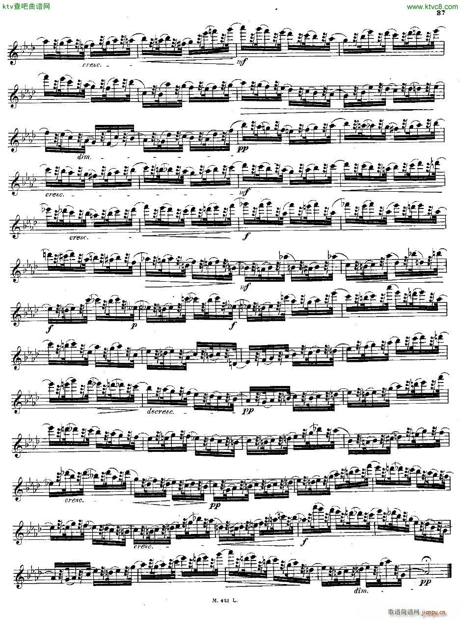 Andersen op 15 24 grosse Etüden fl solo(钢琴谱)37